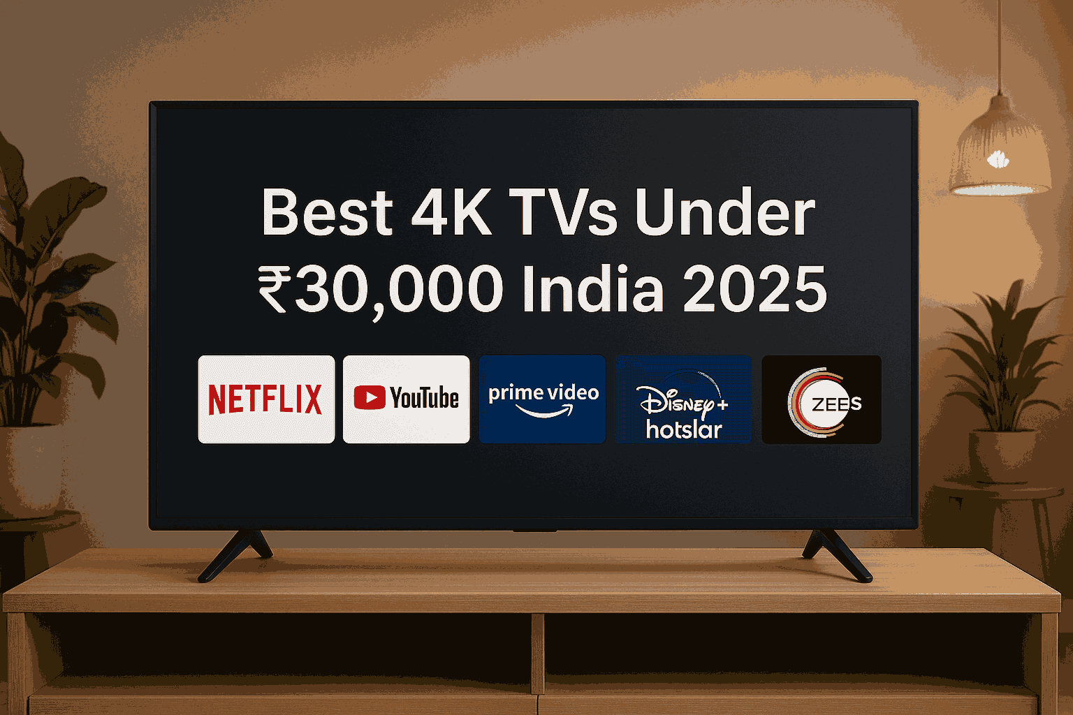 Best 4K TVs Under ₹30,000 in India (2025)