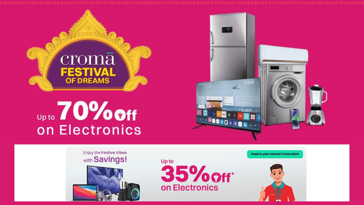 Croma Festival of Dreams Sale 2025: Dates, iPhone 17 Cashback, Bank Offers & Best Deals
