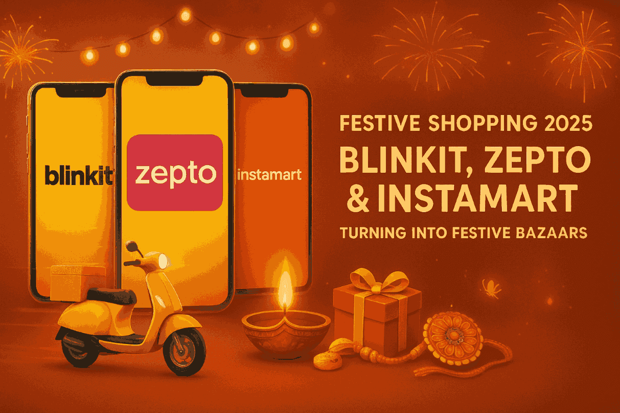 Festive Shopping 2025: How Blinkit, Zepto & Instamart Are Turning Into Festive Bazaars