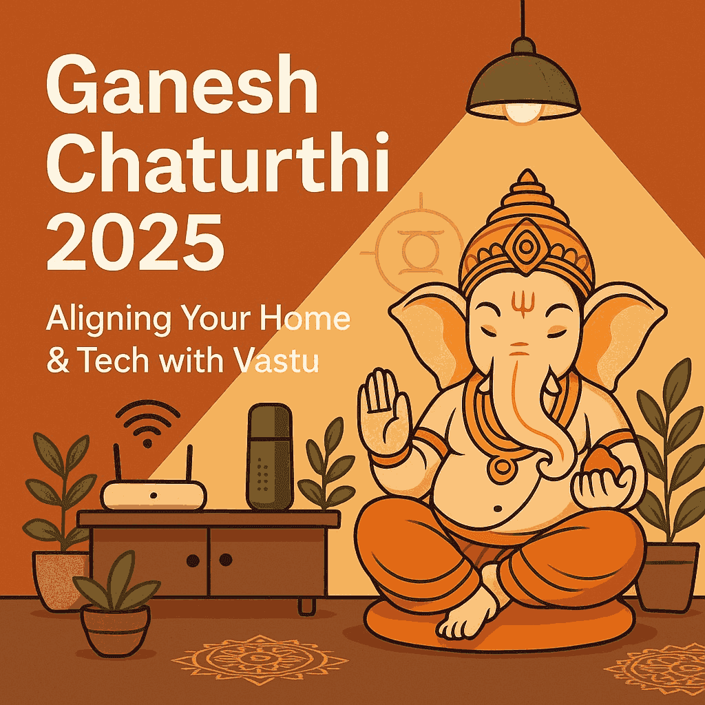 Ganesh Chaturthi 2025: Aligning Your Home & Tech with Vastu for Prosperity